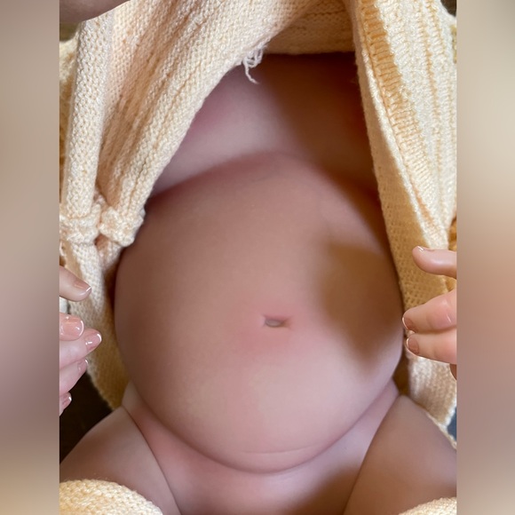 Lifelike Reborn Baby Doll Boy 19” Full Body Silicone Realistic Newborn Baby - Picture 5 of 11